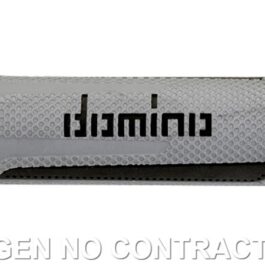 Puños Domino Turismo Plata-Antracita Abiertos D 22 mm L 120 mm