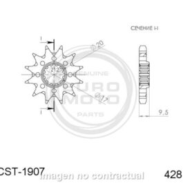 Piñón Supersprox KTM – Beta 428 x 14