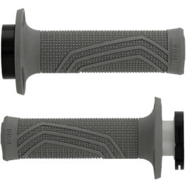 Puños Domino D100 OFF Road Color Gris D-Lock con sistema de fijación «Lock On»