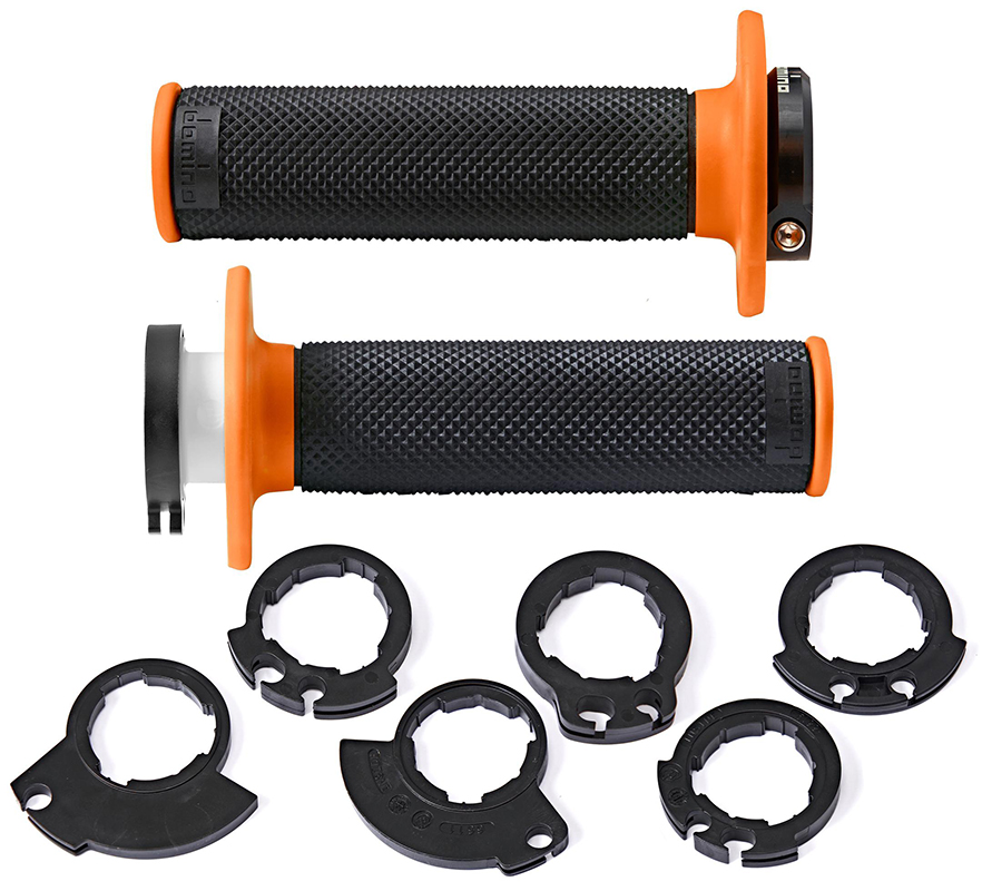 Puños Domino D200 Negro / Naranja - Imagen 2
