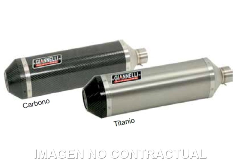 Silencioso Giannelli Titanio Kawasaki ZX10