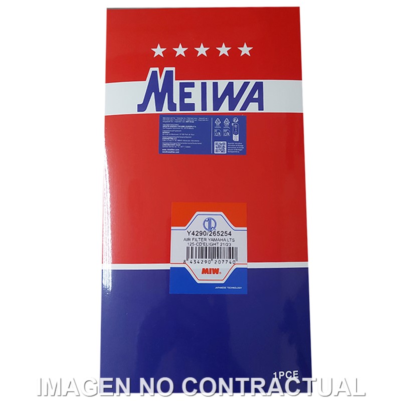 Filtro aire Meiwa YAMAHA LTS-C D'ELIGHT 125 (21/23) - Imagen 4