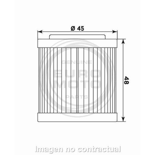 Filtro aceite Meiwa Husqvarna - Imagen 2