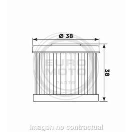 Filtro aceite Meiwa Daelim VS 125 – VT 125