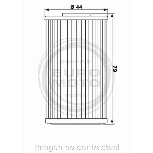 Filtro aceite Meiwa Kymco Grand Dink 125/150 - Imagen 2
