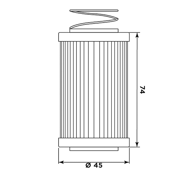 Filtro aceite Meiwa MV Augusta Brutale 990 - Imagen 2