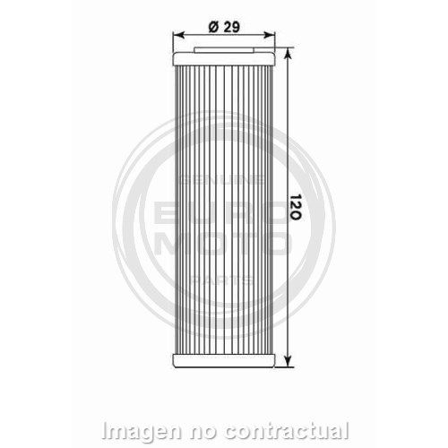Filtro aceite Meiwa Beta RR 450/520 - Imagen 2