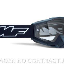 FMF POWERBOMB YOUTH (JUNIOR) GOGGLE ROCKET BLACK (ENDURO) – CLEAR LENS
