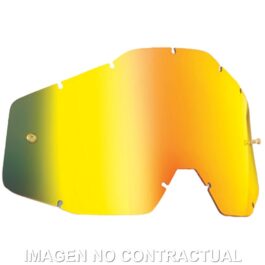 FMF POWERBOMB/POWERCORE YOUTH (JUNIOR) REPLACEMENT – SHEET MIRROR GOLD LENS
