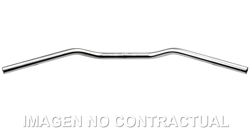 Manillar TRW Aluminio 22 mm Superbike Plata mate