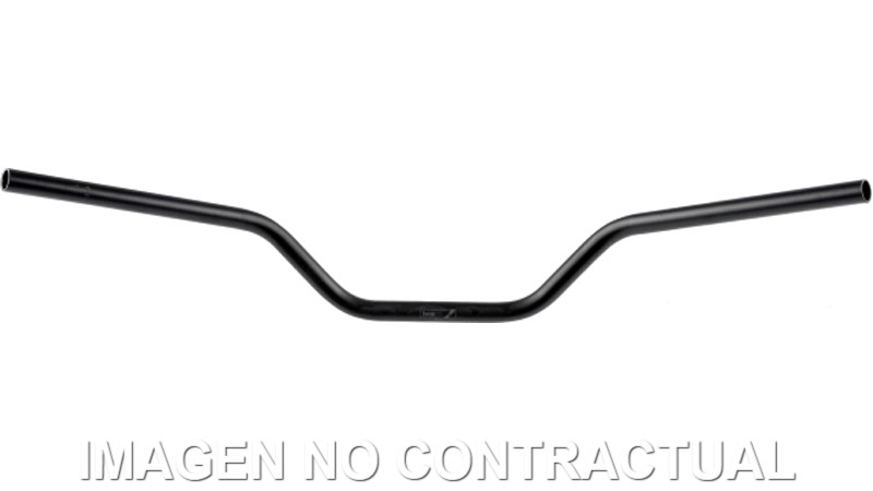 Manillar TRW Acero 22 mm Classic High negro