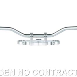 Manillar TRW acero 22 mm Superbike Elegance plateado