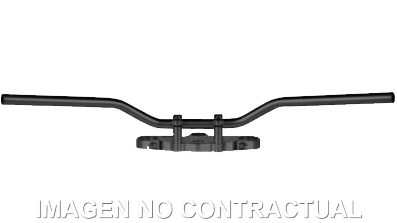 Manillar TRW acero 22 mm Superbike Elegance negro
