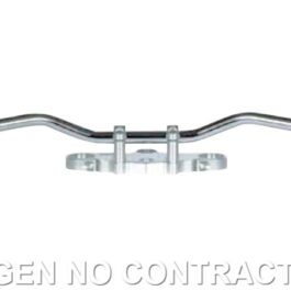 Manillar TRW acero 22 mm Superbike Sportive plateado