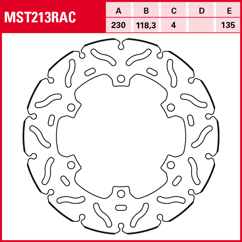 Disco de freno TRW MST 213 RAC - Imagen 2