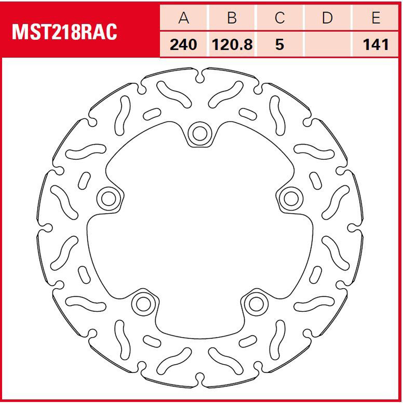 Disco de freno TRW MST 218 RAC - Imagen 2