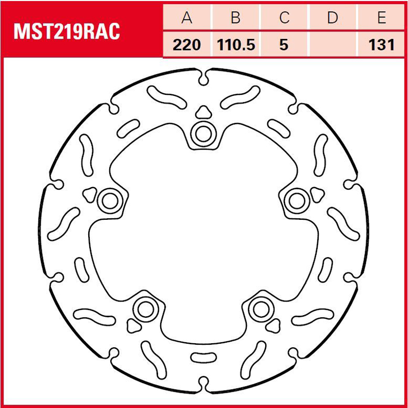 Disco de freno TRW MST 219 RAC - Imagen 2