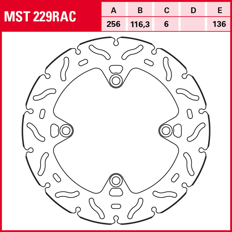 Disco de freno TRW MST 229 RAC - Imagen 2