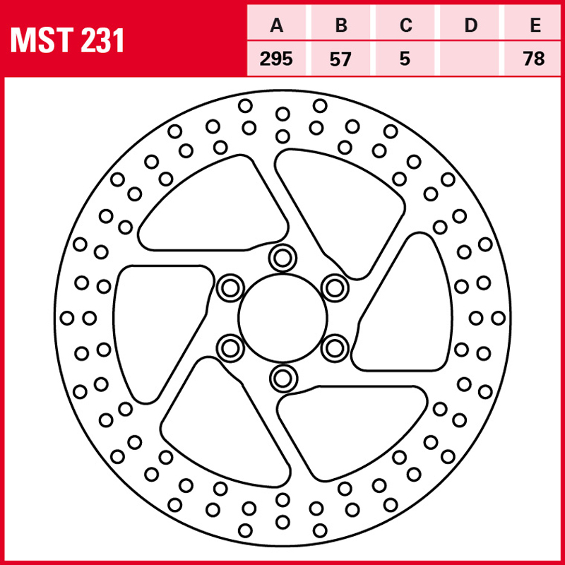 Disco de freno TRW MST 231 - Imagen 2