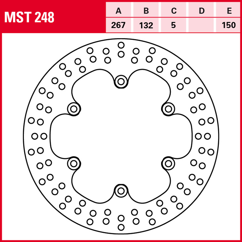 Disco de freno TRW MST 248 - Imagen 2