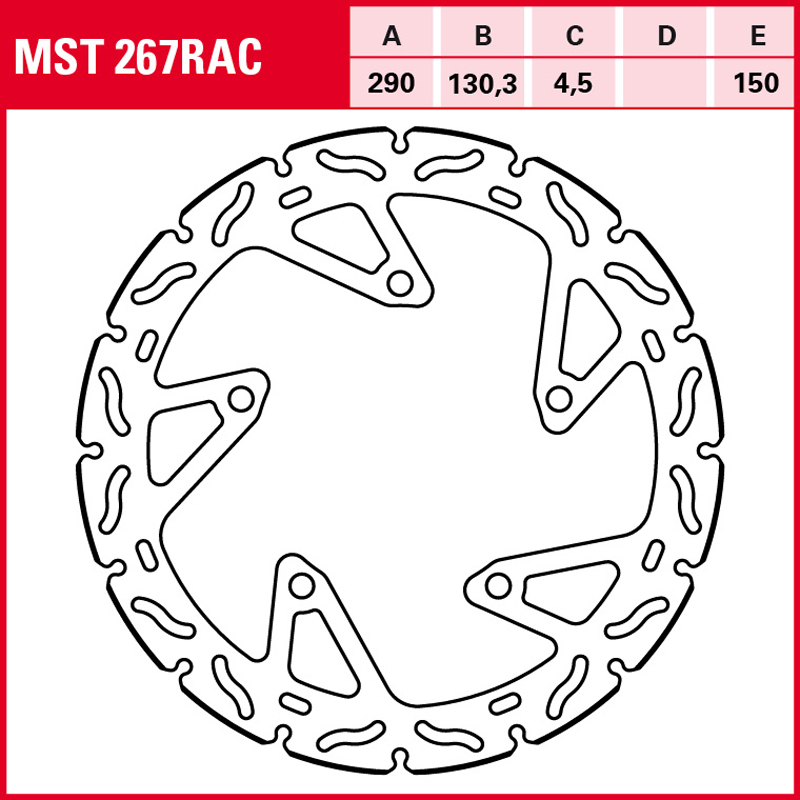 Disco de freno TRW MST 267 RAC - Imagen 2