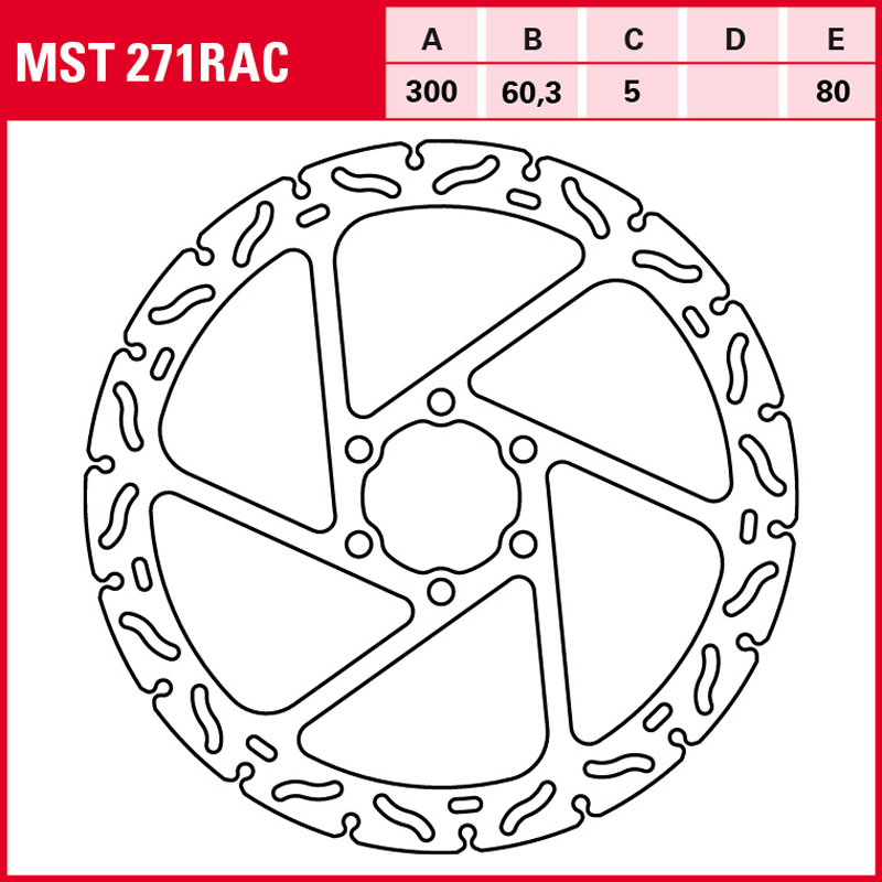 Disco de freno TRW MST 271 RAC - Imagen 2