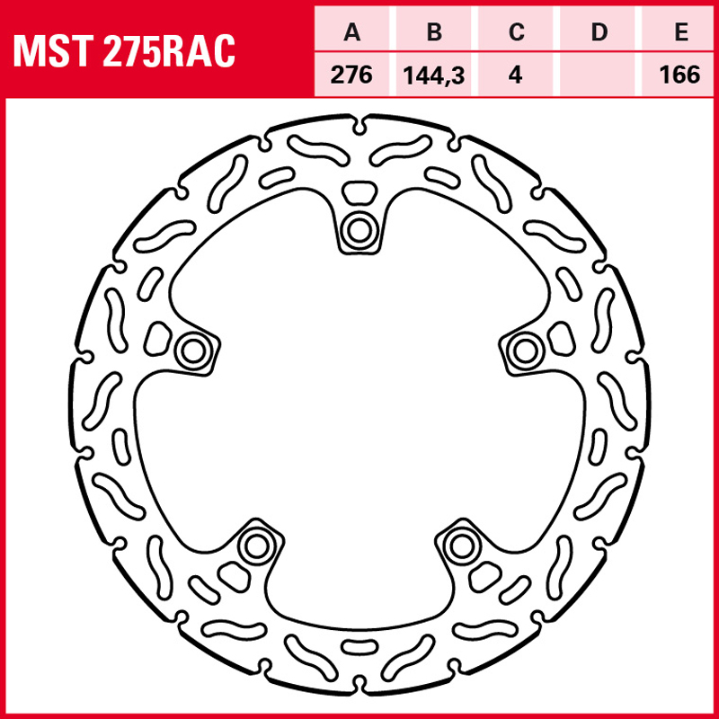 Disco de freno TRW MST 275 RAC - Imagen 2