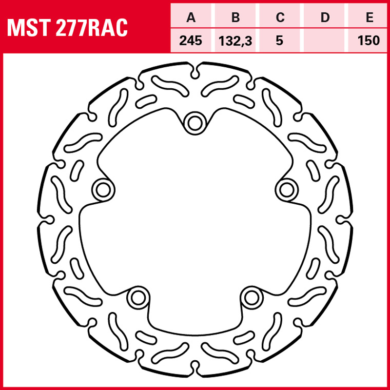 Disco de freno TRW MST 277 RAC - Imagen 2