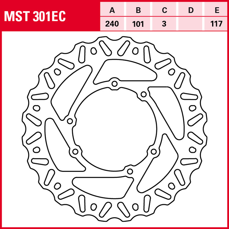Disco de freno TRW MST 301 EC - Imagen 2