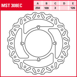 Disco de freno TRW MST 308 EC