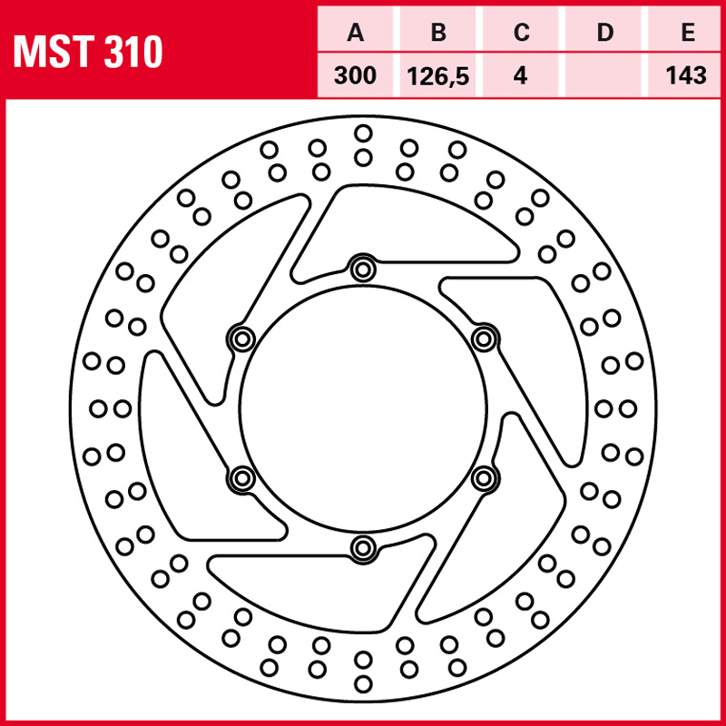 Disco de freno TRW MST 310 - Imagen 2