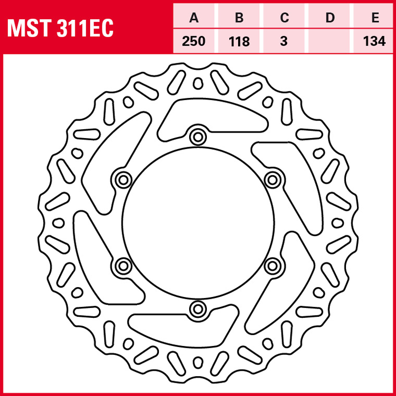 Disco de freno TRW MST 311 EC - Imagen 2