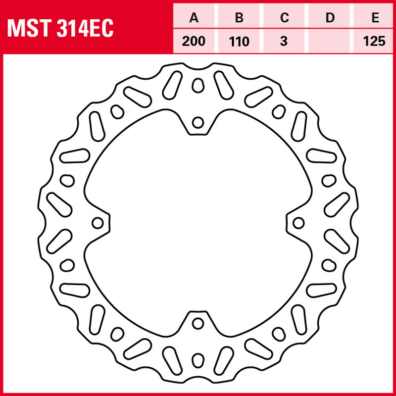 Disco de freno TRW MST 314 EC - Imagen 2