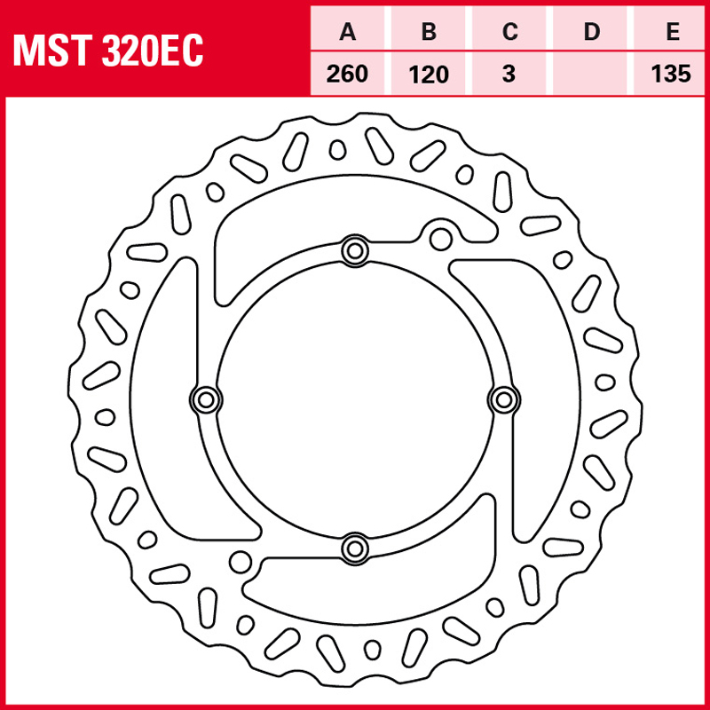 Disco de freno TRW MST 320 EC - Imagen 2