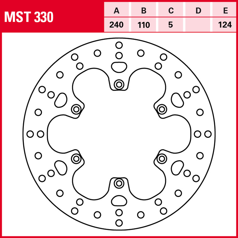 Disco de freno TRW MST 330 - Imagen 2