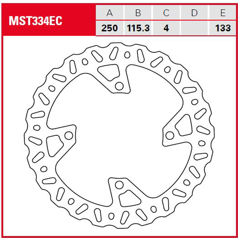 Disco de freno TRW MST 334 EC - Imagen 2