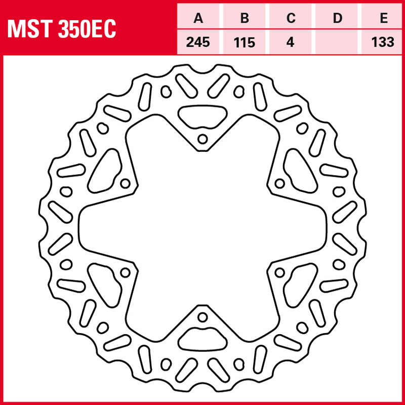 Disco de freno TRW MST 350 EC - Imagen 2