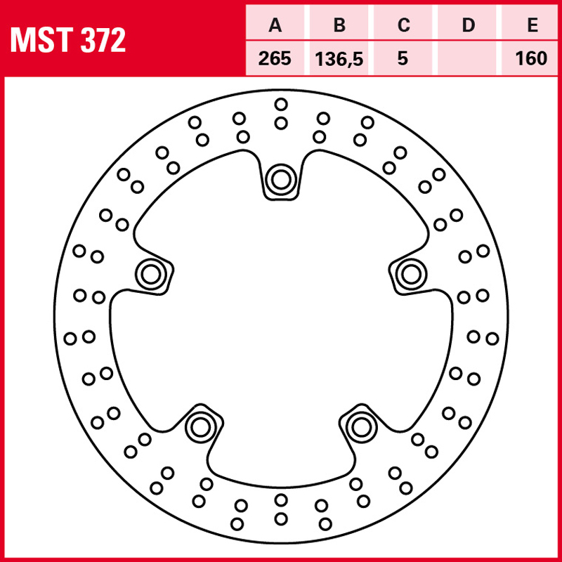 Disco de freno TRW MST 372 - Imagen 2