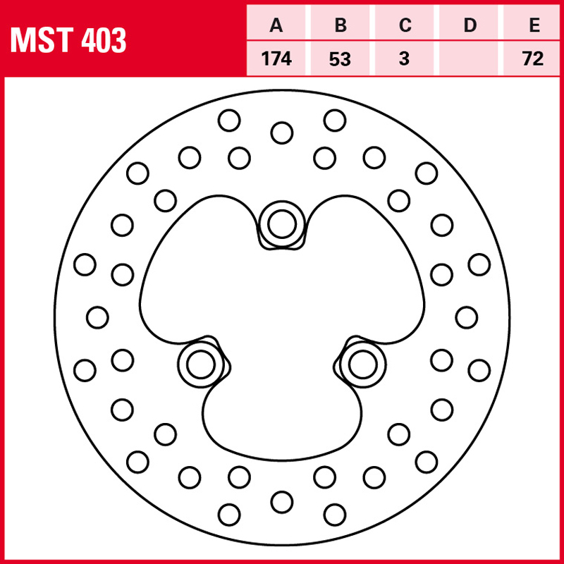Disco de freno TRW MST 403 - Imagen 2