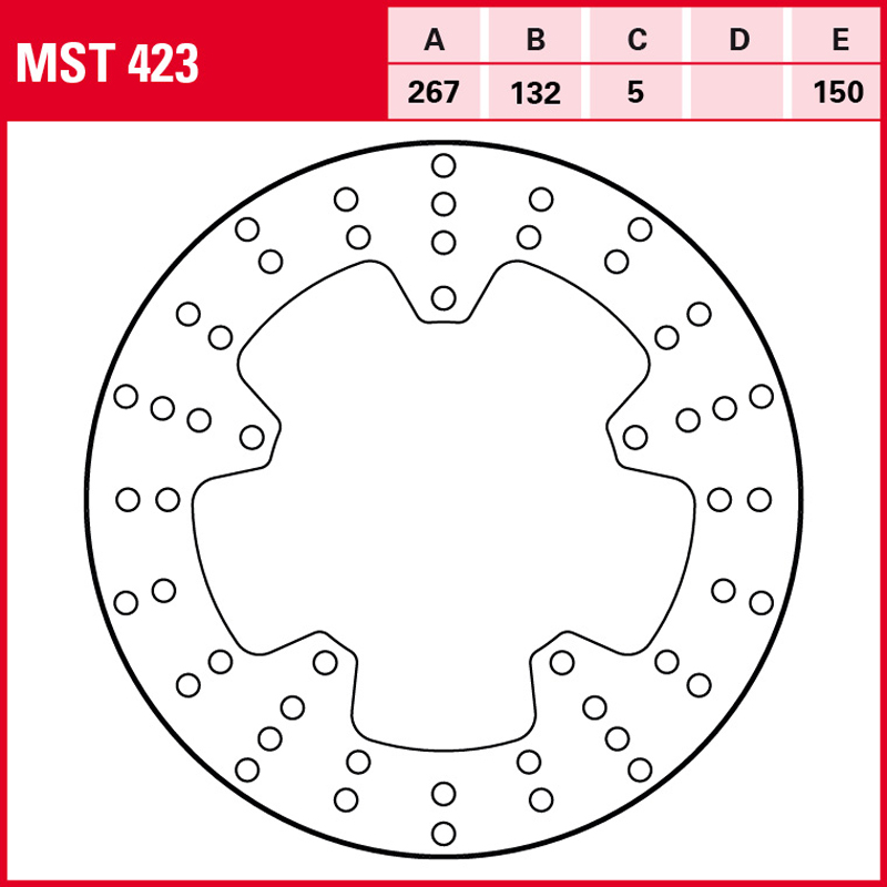 Disco de freno TRW MST 423 - Imagen 2