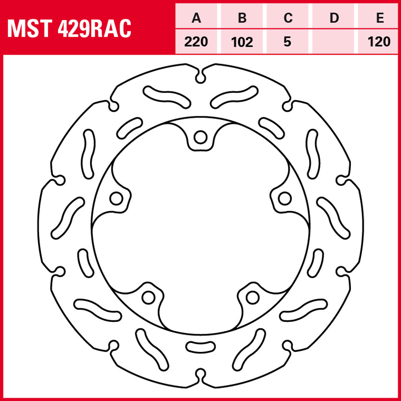 Disco de freno TRW MST 429 RAC - Imagen 2