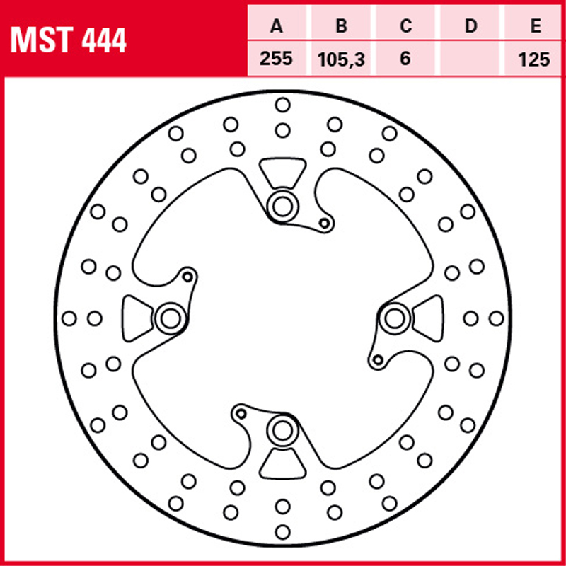 Disco de freno TRW MST 444 - Imagen 2
