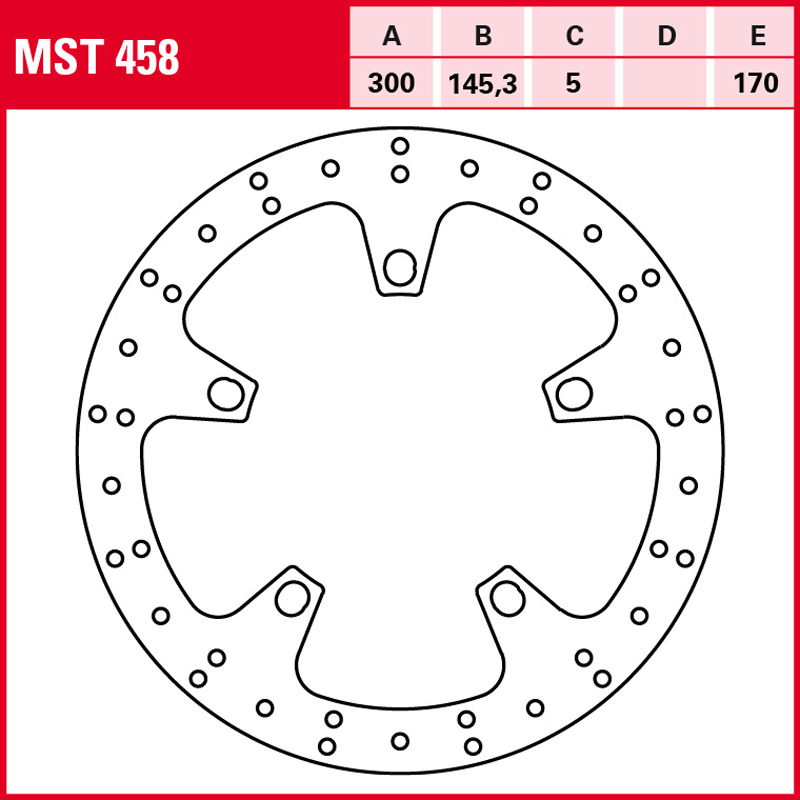 Disco de freno TRW MST 458 - Imagen 2
