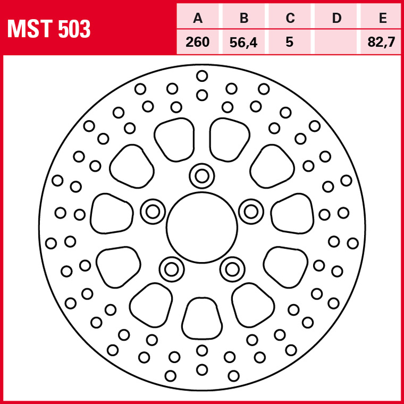 Disco de freno TRW MST 503 - Imagen 2