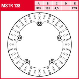 Disco de freno TRW MSTR 138