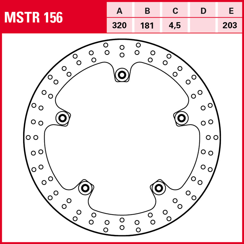 Disco de freno TRW MSTR 156 - Imagen 2