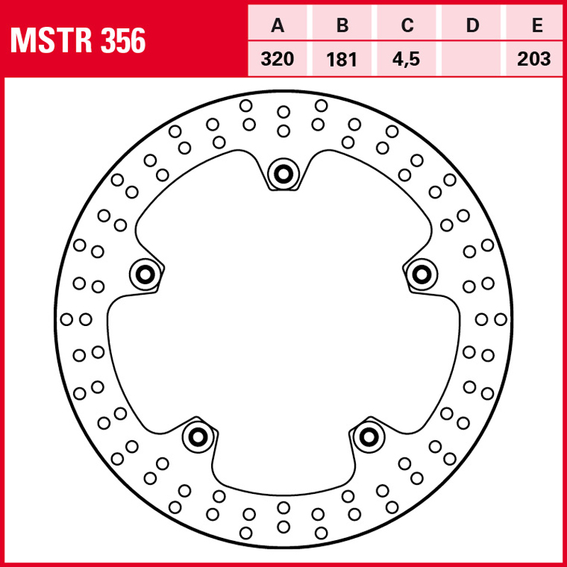 Disco de freno TRW MSTR 356 - Imagen 2
