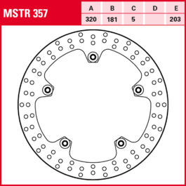 Disco de freno TRW MSTR 357