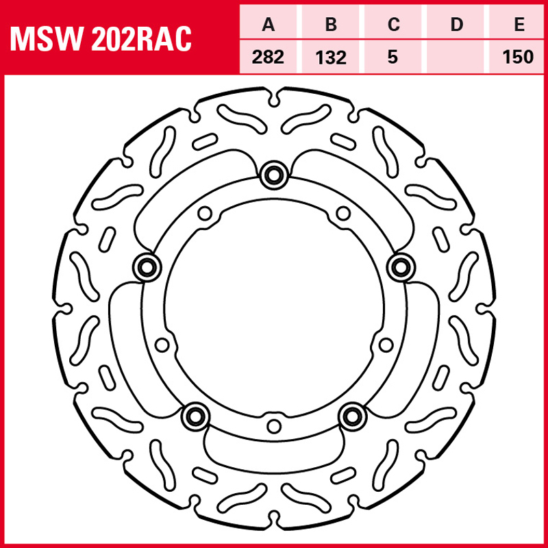 Disco de freno TRW MSW 202 RAC - Imagen 2