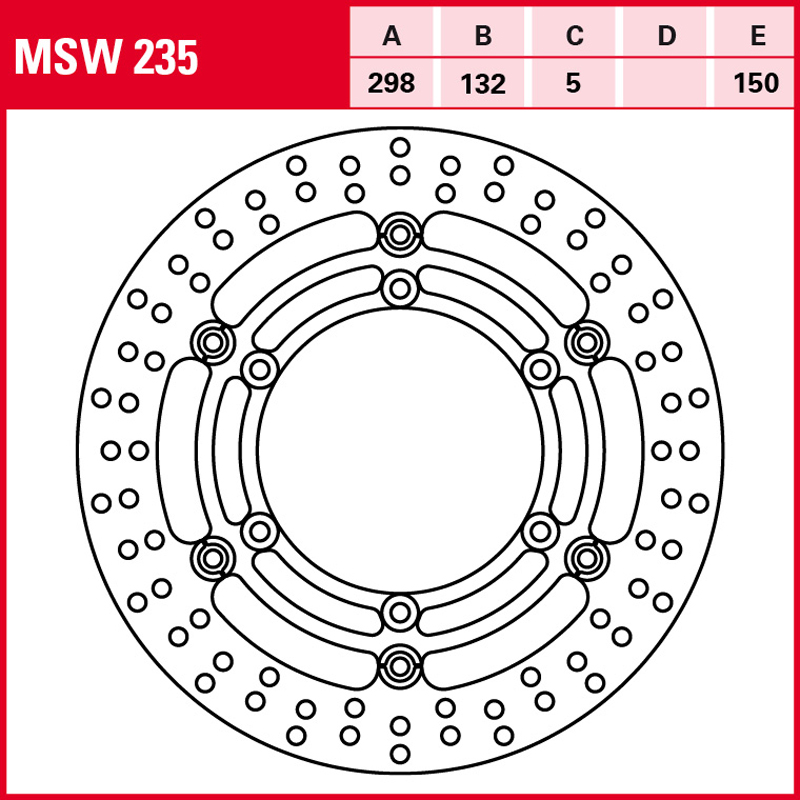 Disco de freno TRW MSW 235 - Imagen 2